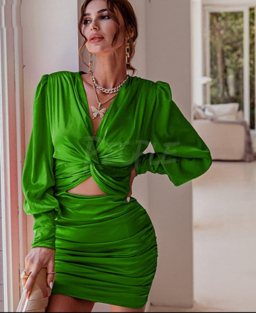 abito marika verde Insane dress