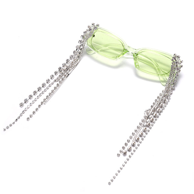 Occhiale Strass green MUST HAVE