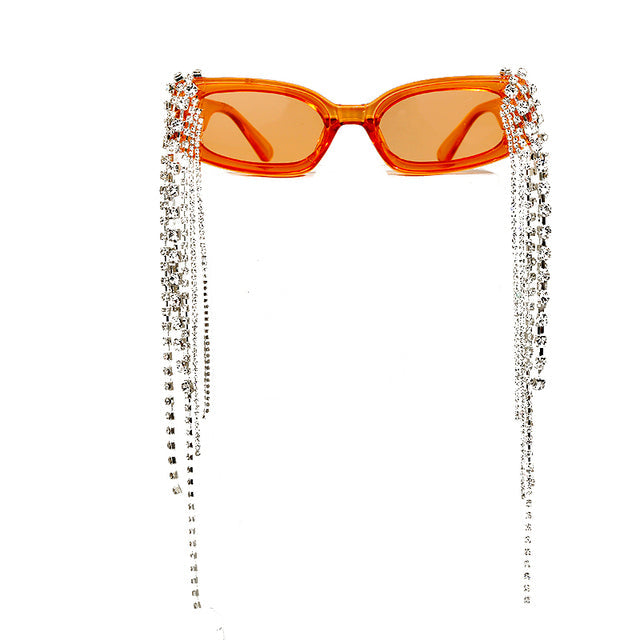 Occhiale Strass orange MUST HAVE