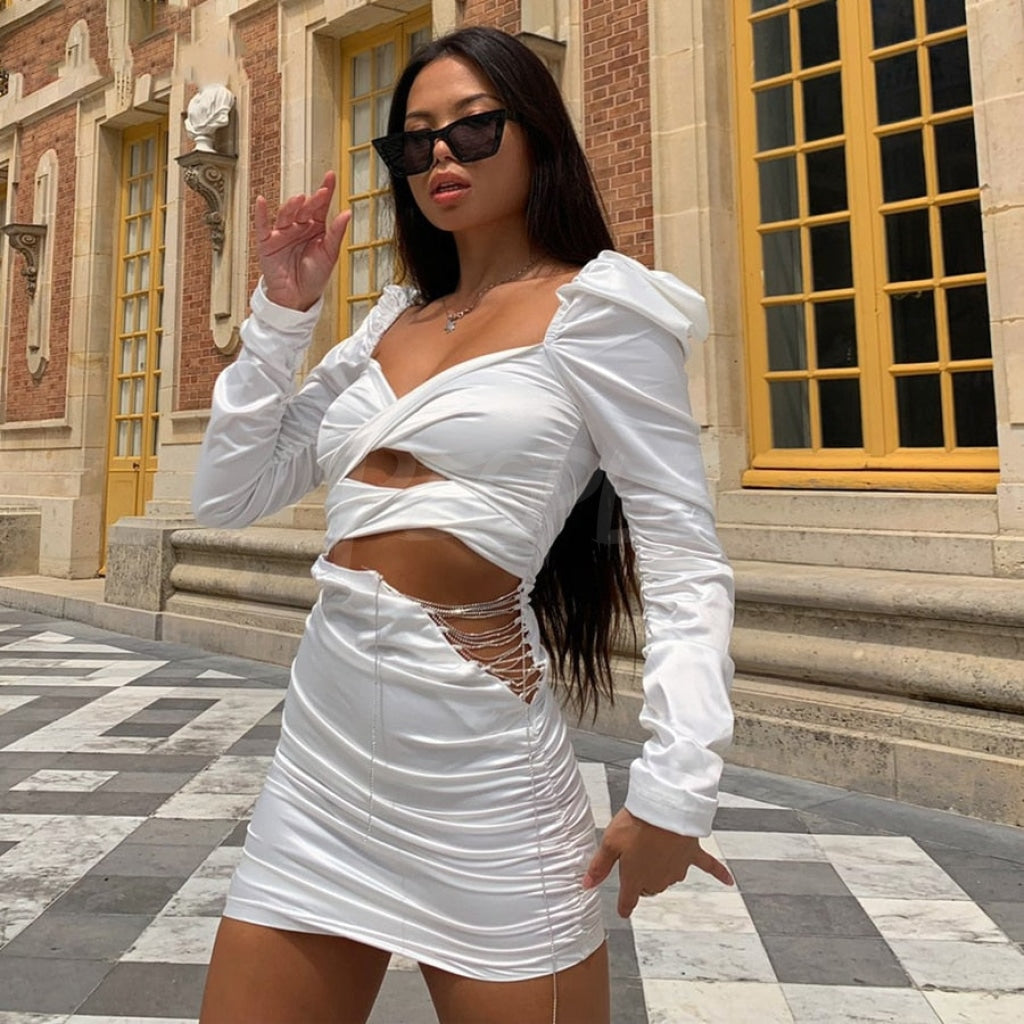 abito Karmen white Insane dress