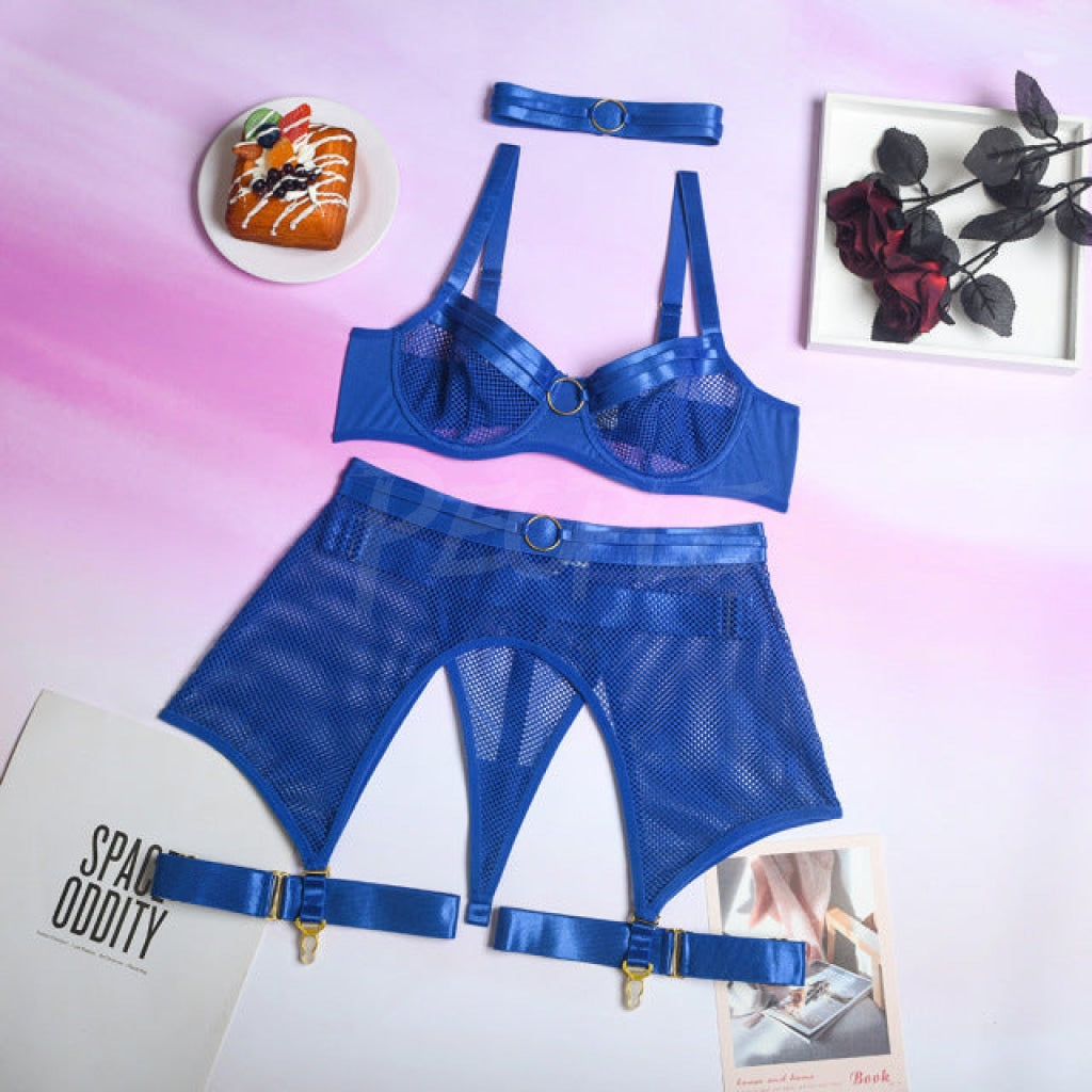 Co-ord bra set blue MUST HAVE