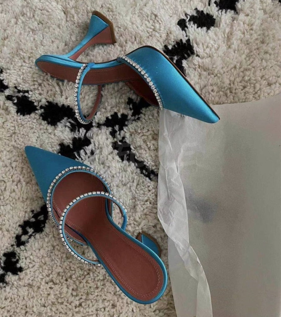 tacchi Mules Blue MUST HAVE