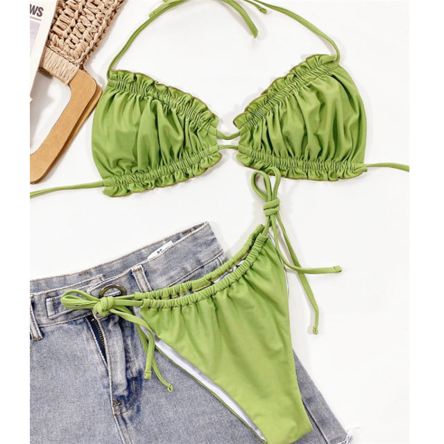 bikini avocado Green Insane dress