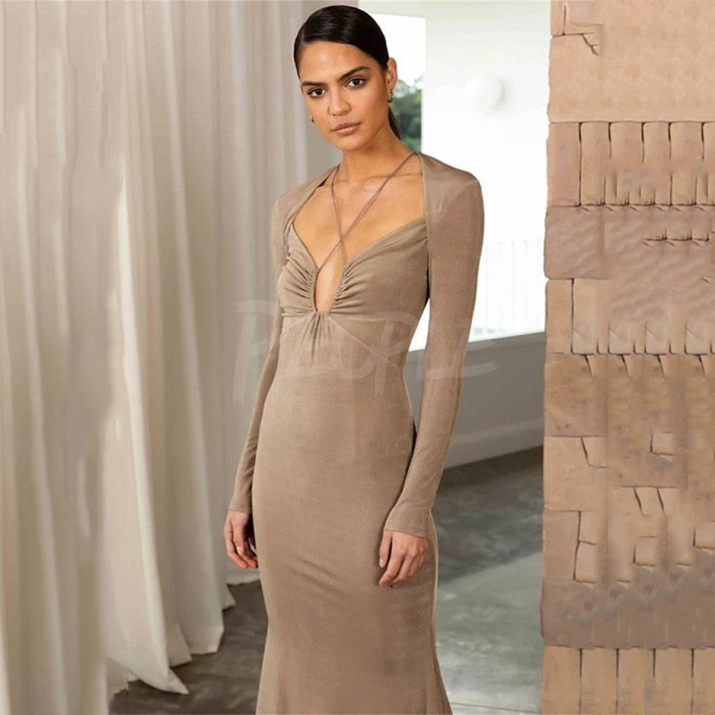 Abito lungo Sky tan Insane dress