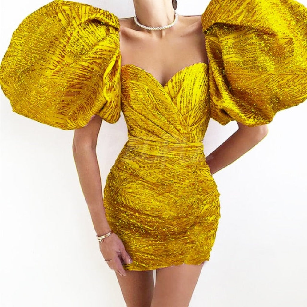abito Haley golden Insane dress