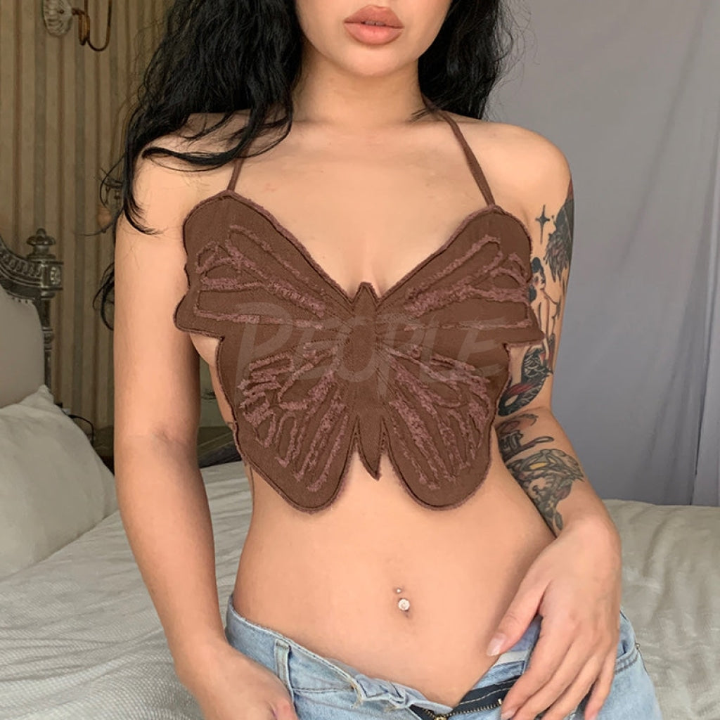 top Butterfly Brown One Size MUST HAVE