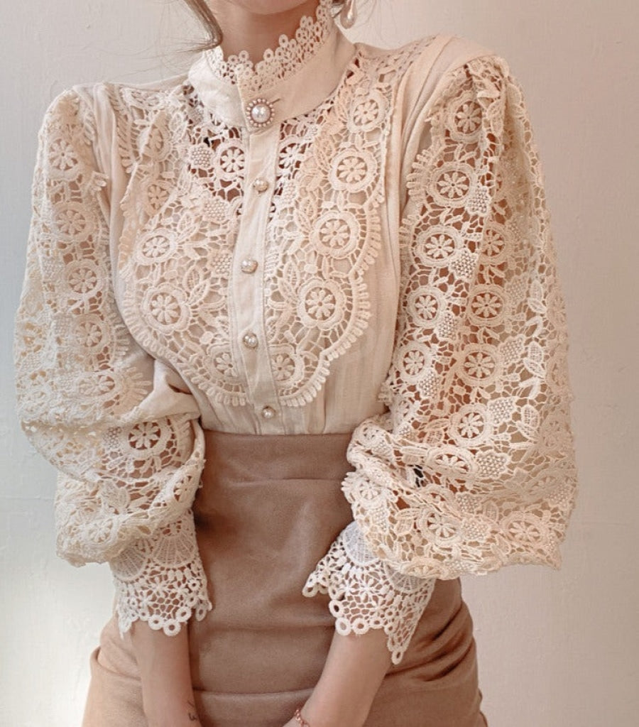 Petal Shirt Femme apricot Insane dress