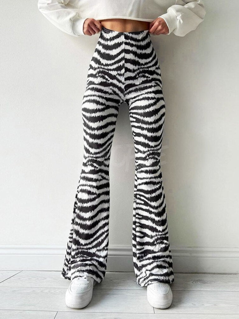 Zebra pants black MUST HAVE