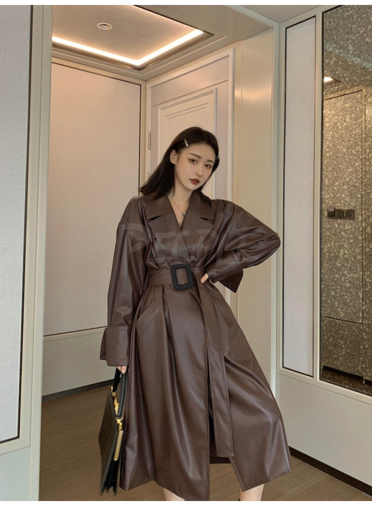 trench oversized Brown MUST HAVE