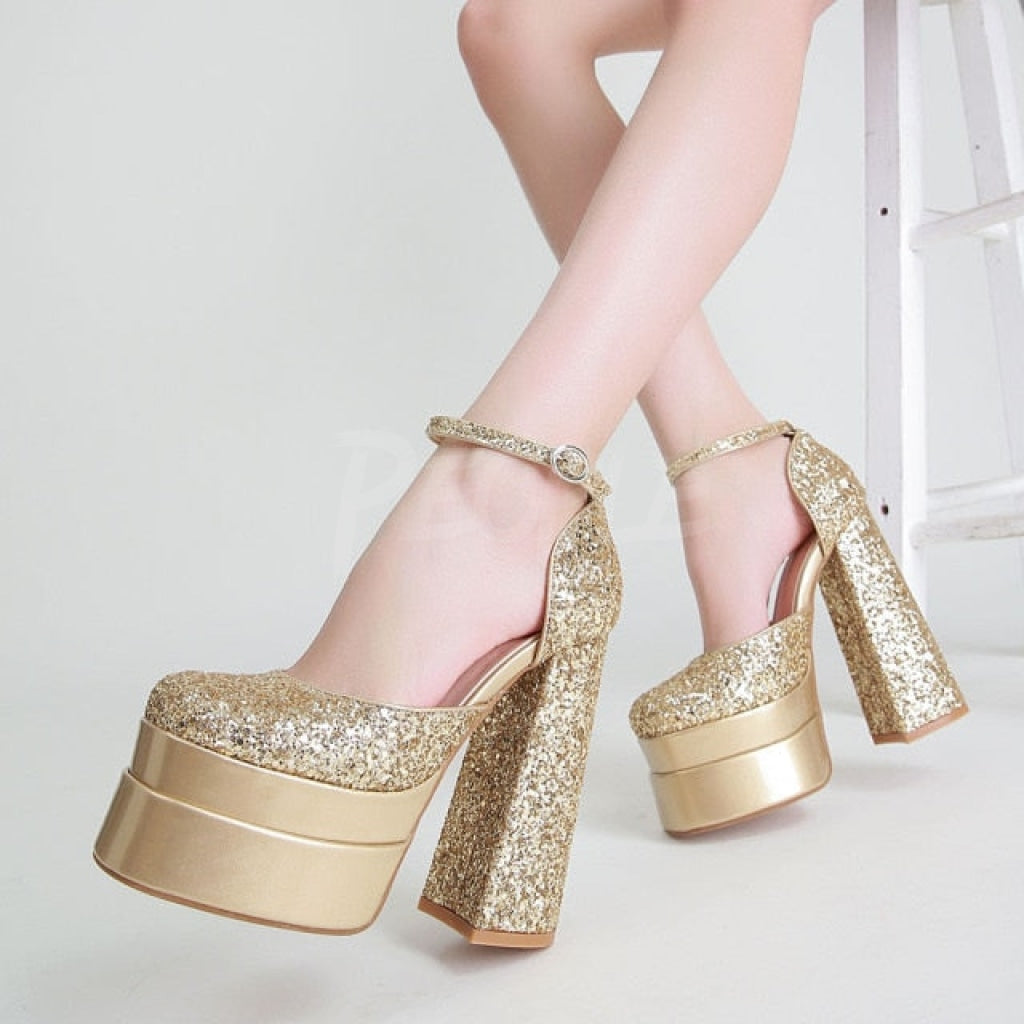 tacchi Platform lux Gold MUST HAVE