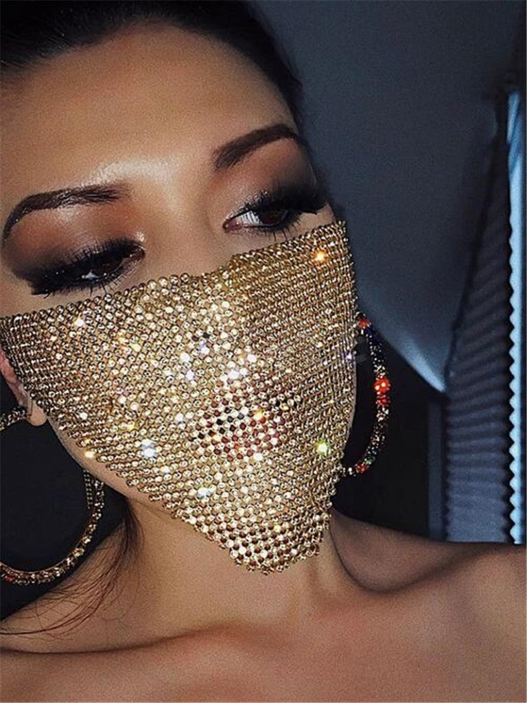 Crystal Mask Gold MUST HAVE