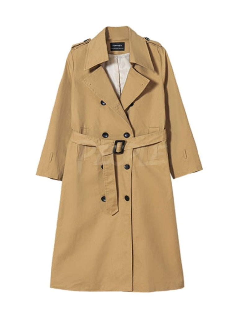 trench over vintage khaki MUST HAVE