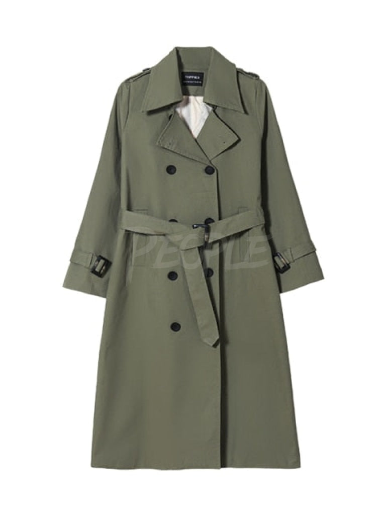 trench over vintage light army green MUST HAVE