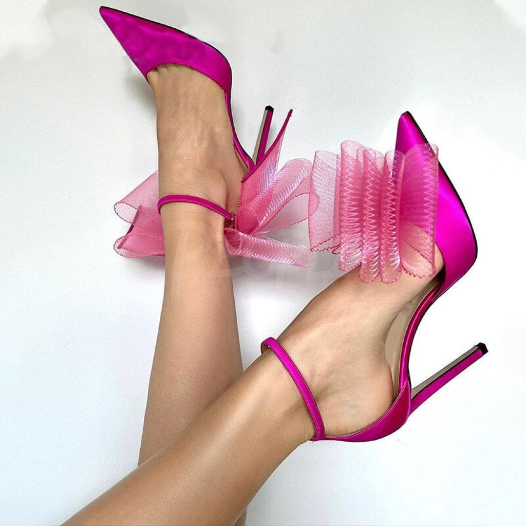 Tulle High Heels hotpink MUST HAVE