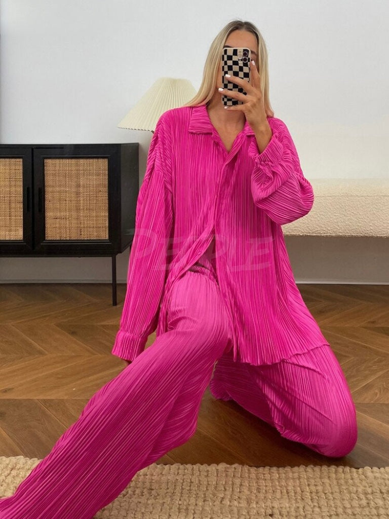 Trouser Suits wave Deep Pink MUST HAVE