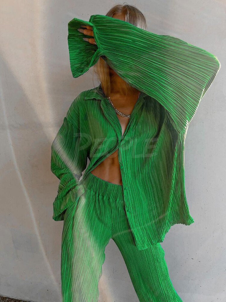 Trouser Suits wave Green MUST HAVE