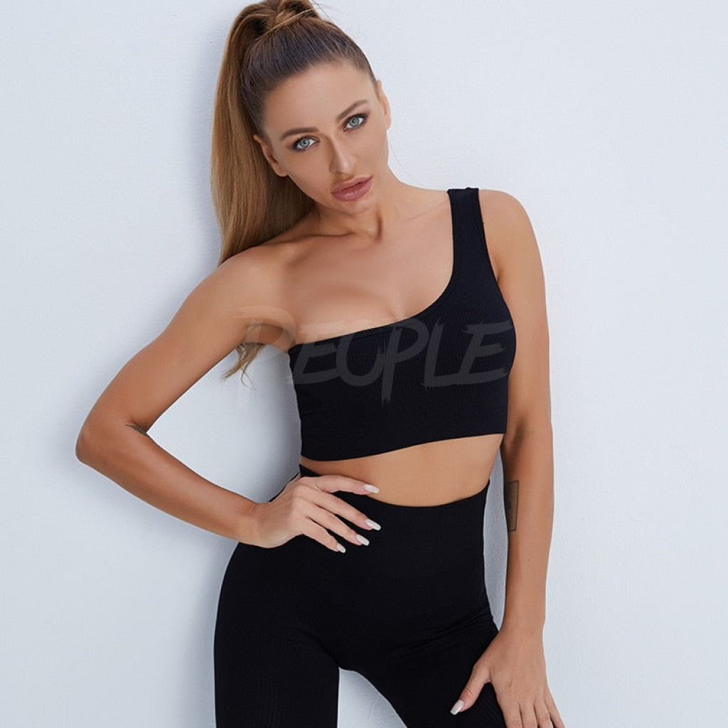 High Waist Gym Suit Black MUST HAVE