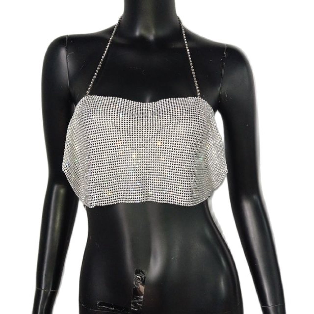 top strass Silver One Size MUST HAVE