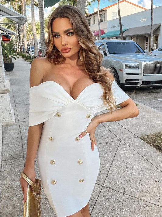 Abito Brunella White Insane dress