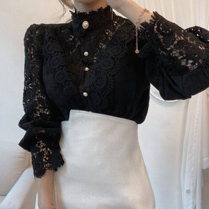 Vintage Loose Shirt black MUST HAVE