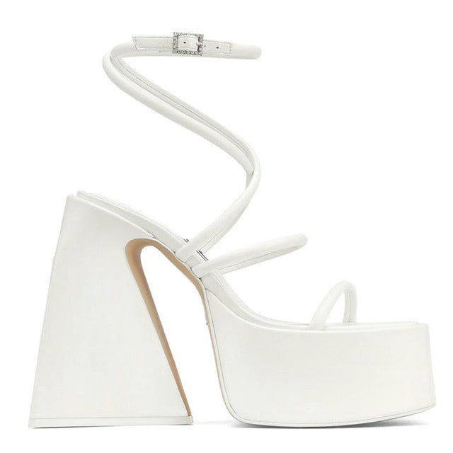 Sandalo Greta white MUST HAVE